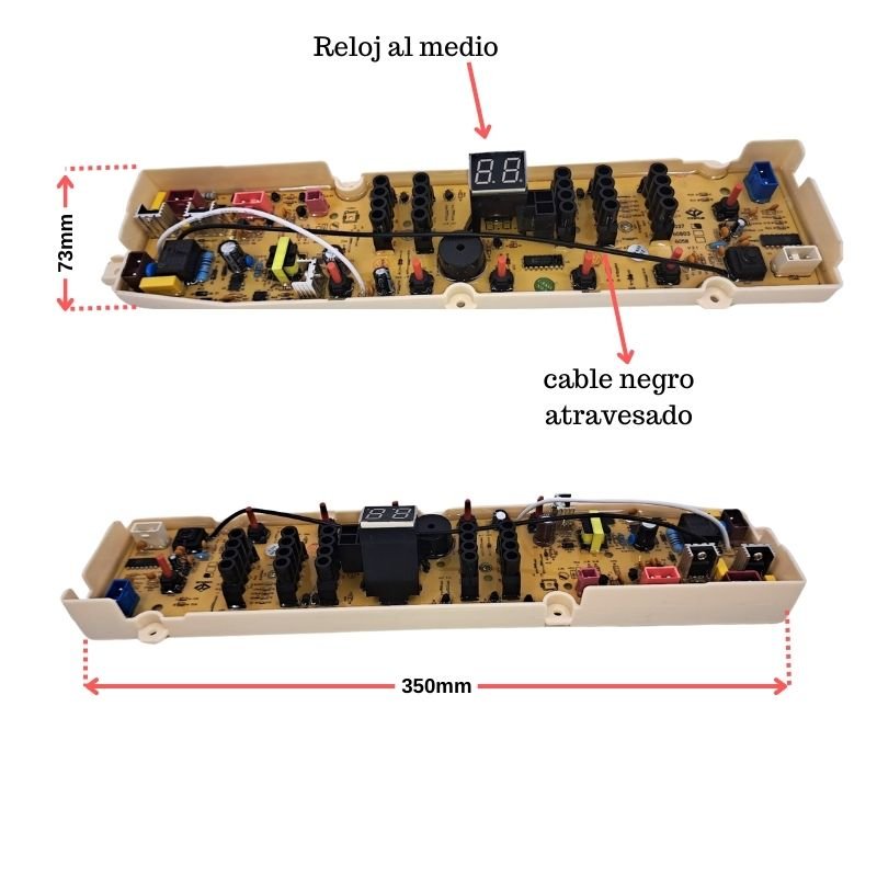 Tarjeta control panel lavadora Haceb D0850PL