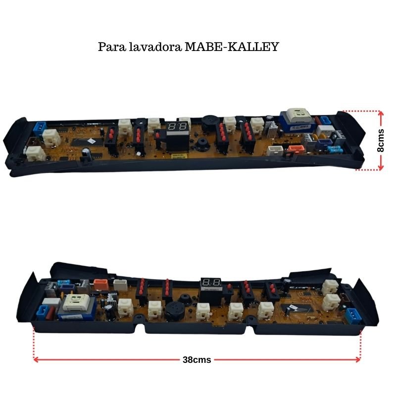 Tarjeta control panel lavadora Mabe LMA230 y Kalley digital