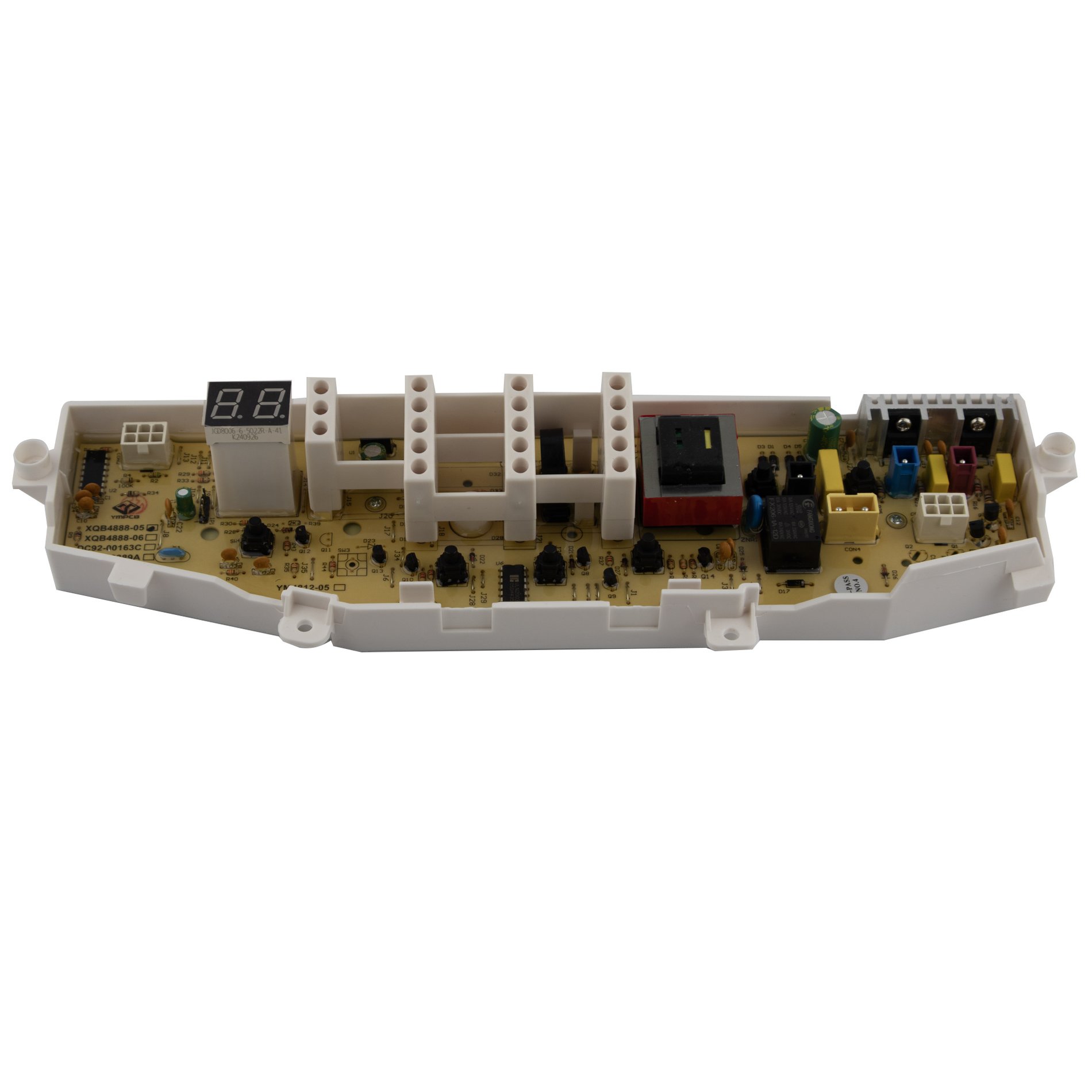 Tarjeta control panel reloj al lado lavadora Samsung