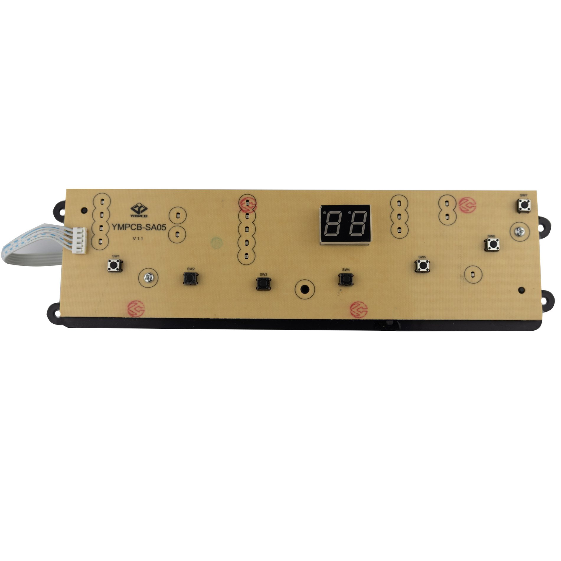 Tarjeta panel control 7 pulsadores lavadora Haceb D0960PL