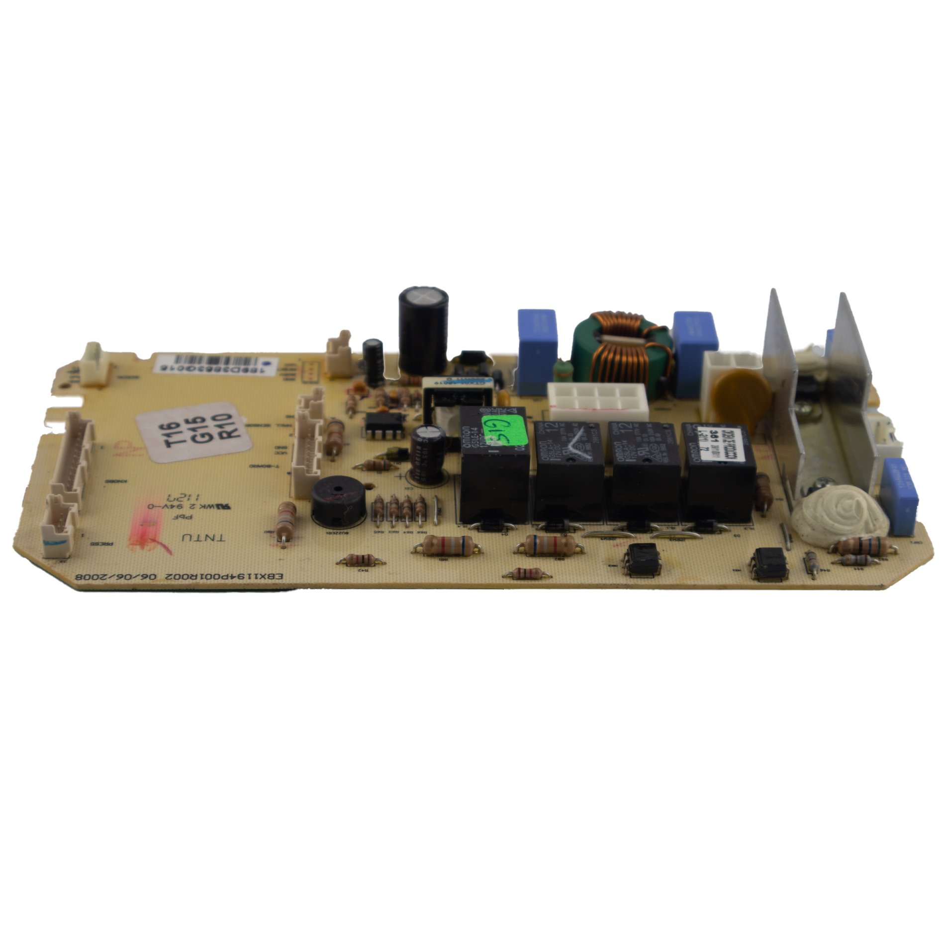 Tarjeta panel control 4 relevos lavadora Mabe de perilla