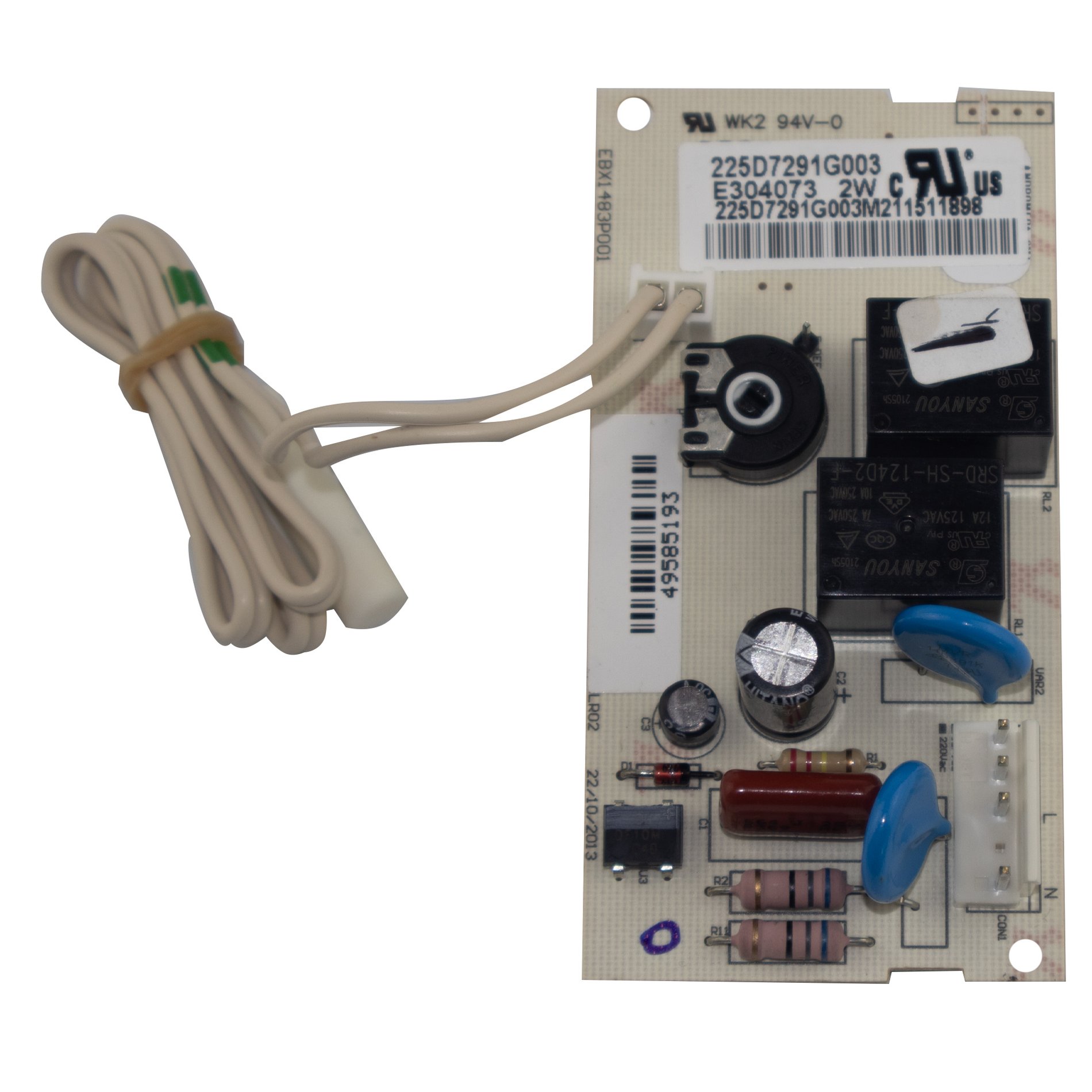 Tarjeta control panel nevera mabe centrales 225D7291G003 Original